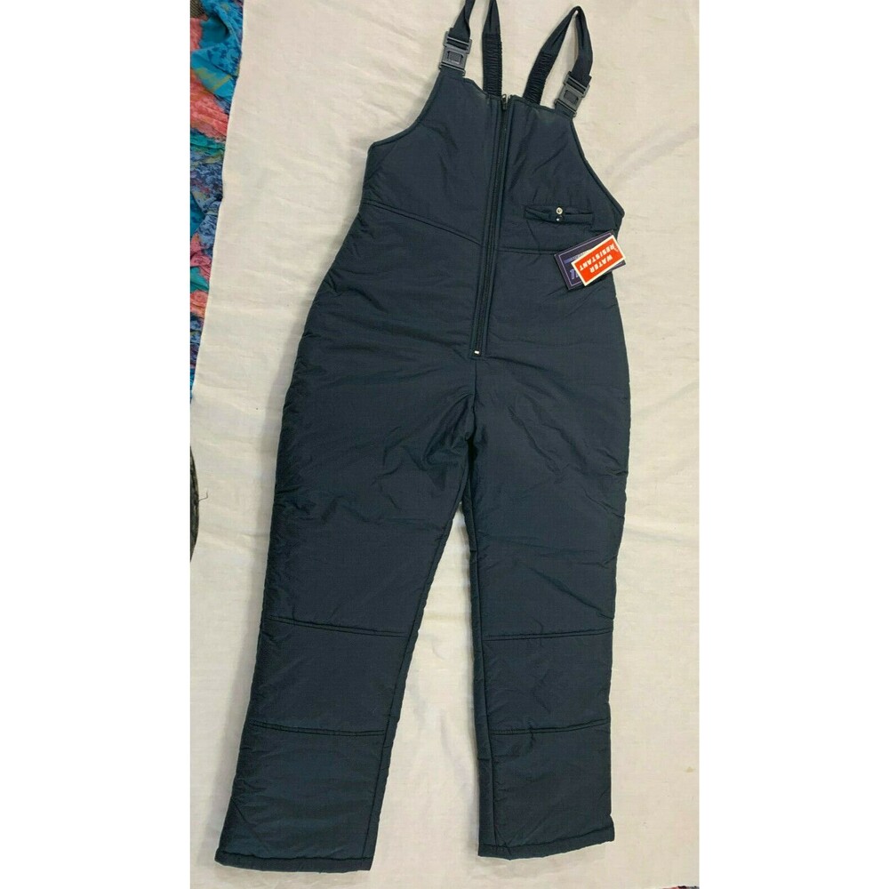 NWT BIG CHILL WATER RESISTANT NYLON GIRLS SNOW SKI OVERALLS BIB PANTS 16-18